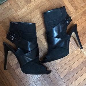 Nine West Boot Heel Suede